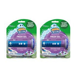 Scrubbing Bubbles (Pack of 2) Toilet Cleaning Gel 1 Dispenser 6 Gel Stamps Lavender Meadow 1.34 OZ