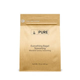 Pure Original Ingredients Everything Bagel Seasoning (10 oz) Add Flavor & Texture, Mix Of Sesame Seeds, Garlic, Onion & Salt