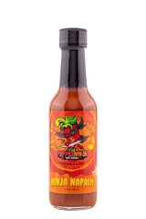 Ninja Napalm By The Pepper Ninja Hot Sauce, Mild Hot Sauce With Flavors Of Scorpion Peppers, Onion & Lime Juice, Made With All Natural Ingredients, 5