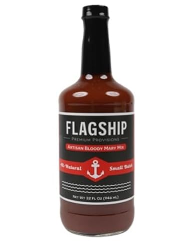 Flagship Bloody Mary Mix - Classic Tomato Cocktail Mixer for Bloody Marys, Brunch Cocktails & Mocktails, Bold Savory Flavor, Perfect for Parties