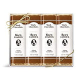 See's Candies Dark Chocolate Candy Bars (Pack of 4 Individually Wrapped)