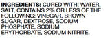 Salutem Vita - Cooked Boneless Ham Steaks, 24 oz - Pack of 4
