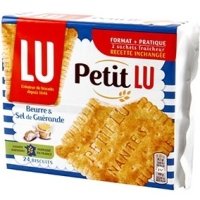 Petit LU Beurre Sel de Guerande 200g (Petit LU Butter and Guerande Salt Biscuits 200g)