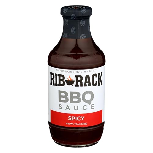 Rib Rack Hot Cayenne BBQ Sauce, 19 OZ