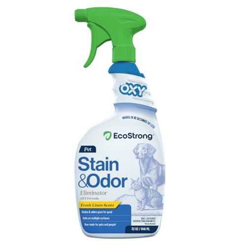 Oxy Pet Carpet Cleaner Spray | Pet Stain Remover for Pet Urine, Cat Pee, Dog Poop | Deep Spot Treating Action on Carpeting, Upholstery, Laundry, Pet