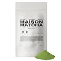 MAISON MATCHA Organic Ceremonial Grade Matcha Green Tea Powder - Authentic Japanese First Harvest, Sugar Free, For Traditional Tea & Everyday Matcha