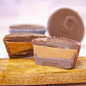 Wockenfuss Candies Jumbo Milk Peanut Butter Cups, 3 Pieces