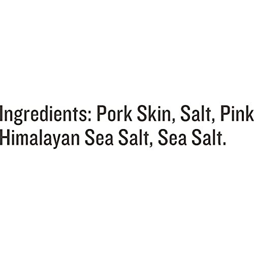 EPIC Pink Himalayan and Sea Salt Baked Pork Rinds, Keto Friendly, Protein Snacks, 5 oz