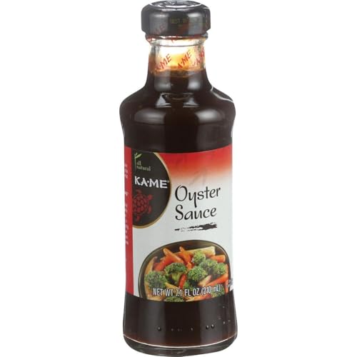 KA-ME Oyster Sauce 7.0 oz, Authentic Asian Ingredients and Flavors, Certified , No Preservatives/MSG, For Marinade, Dipping & Cooking BBQ, Meats