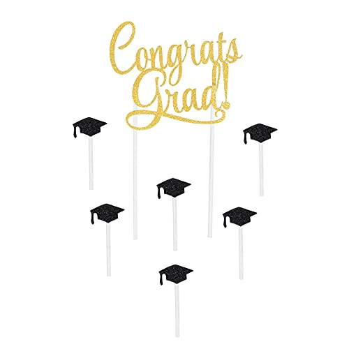 Beistle Congrats Grad Cake Topper - 1 Pc
