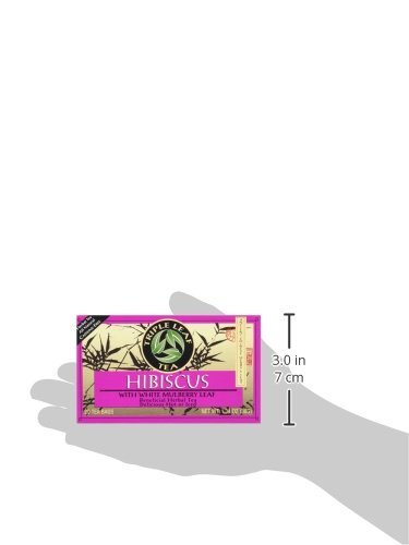 Triple Leaf Tea Bags Hibiscus White Mulberry, 1.34 Oz, 20 Count