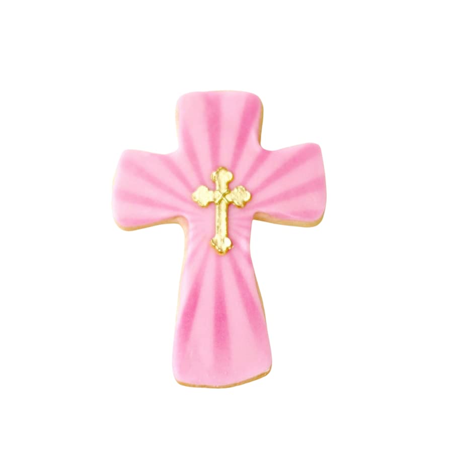 ½ Dz. Sunburst Cross Cookies! God’s Blessings are Plentiful! Baptismal, Communion, Confirmation Favors or Gift!