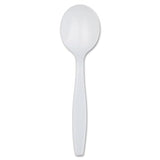 Georgia-Pacific Dixie 5.75" Heavy-Weight Polystyrene Plastic Soup Spoon by GP PRO (Georgia-Pacific), White, SH207, 1,000 Count (100 Spoons Per Box, 10