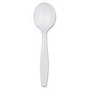 Georgia-Pacific Dixie 5.75" Heavy-Weight Polystyrene Plastic Soup Spoon by GP PRO (Georgia-Pacific), White, SH207, 1,000 Count (100 Spoons Per Box, 10