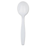 Georgia-Pacific Dixie 5.75" Heavy-Weight Polystyrene Plastic Soup Spoon by GP PRO (Georgia-Pacific), White, SH207, 1,000 Count (100 Spoons Per Box, 10