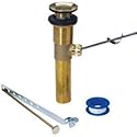 Master Plumber 829-066 Lavatory Drain Pop-Up Assembly, Brass, 1.25 x 8.5-In. - Quantity 5