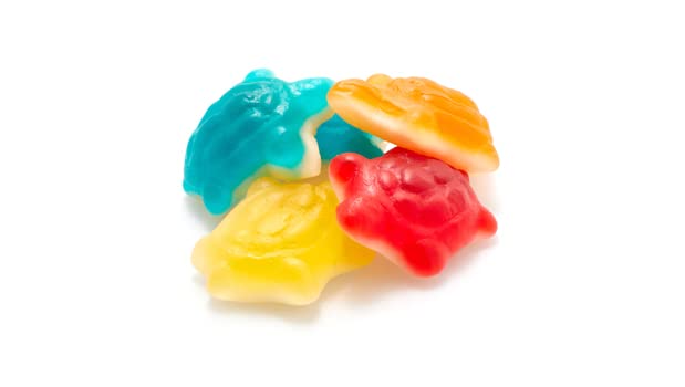 Yupik Gummy Jelly Turtles, 2.2 lb (35.2 oz), Fruity Flavors, Colorful, Soft & Chewy, Turtle-Shaped Gummies, Fun Treat, Sweet Candy, Delicious Snack