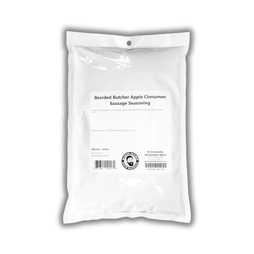Bearded Butchers Apple Cinnamon Seasoning 27oz - For Up to 25 lbs of Meat - Perfect for Breakfast Sausage, Bratwurst & More - Sweet & Salty Flavor