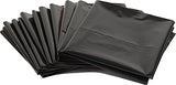 Commander 42 Gallon 3 MIL Black Contractor Bags With Hand Tie - 32" x 44" - Pack of 20 - For Industrial, Commercial, Janitorial, & Construction