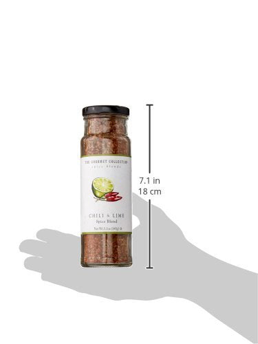 The Gourmet Collection Seasoning Blends, Chili and Lime Spice Blend - Seasoning for Cooking Fish, Soup, Chicken Wings, Salmon, Salads, Vegetables.