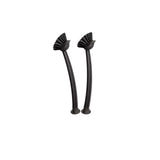 2 Pcs Scrub Brush with Handle 11'' Dish Scrubber Brush Kitchen Sink Brush Black Long Handle Dish Cleaning Brush for Kitchen Dishes Pot Sink