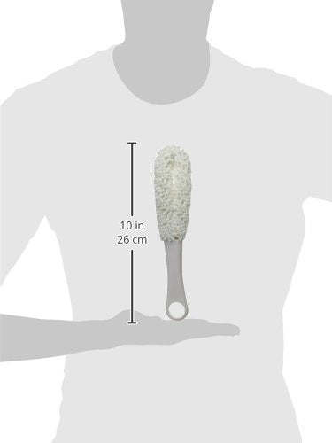 Oenophilia Glass Cleaning Brush, Wine Glass Cleaning Tool, Flute and Stemware, Non Scratch Foam