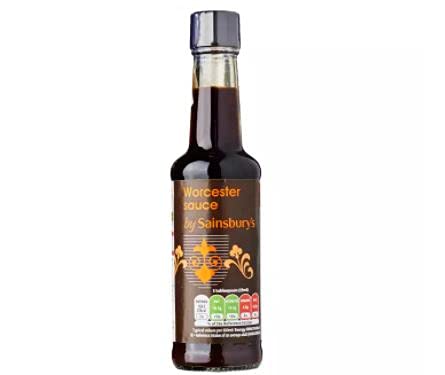 Sainsbury's Worcester Sauce 150ml - Adds flavor to grilled salmon, chicken dishes, turkey, roast beef, chili, pasta and salads
