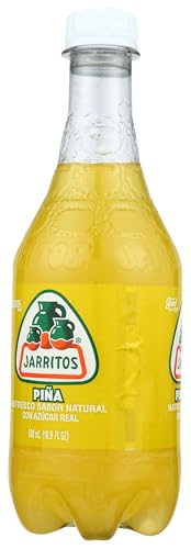 Jarritos Drink, Pineapple, 16.9 Ounce (Pack of 24)