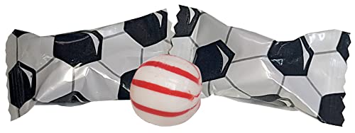 Soccer Themed Peppermints 100 Count Wrapped - Mint Candy