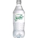 Zero Sprite 20 oz Soda Bottles (Pack of 8, Total of 160 FL OZ)