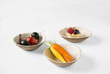 Charity Leaf Disposable Palm Leaf 3.5" Round Mini Bowl (25 pcs) Dipping Bowls | Bamboo Like| All Natural and Biodegradable | Charcuterie Boards, BBQs
