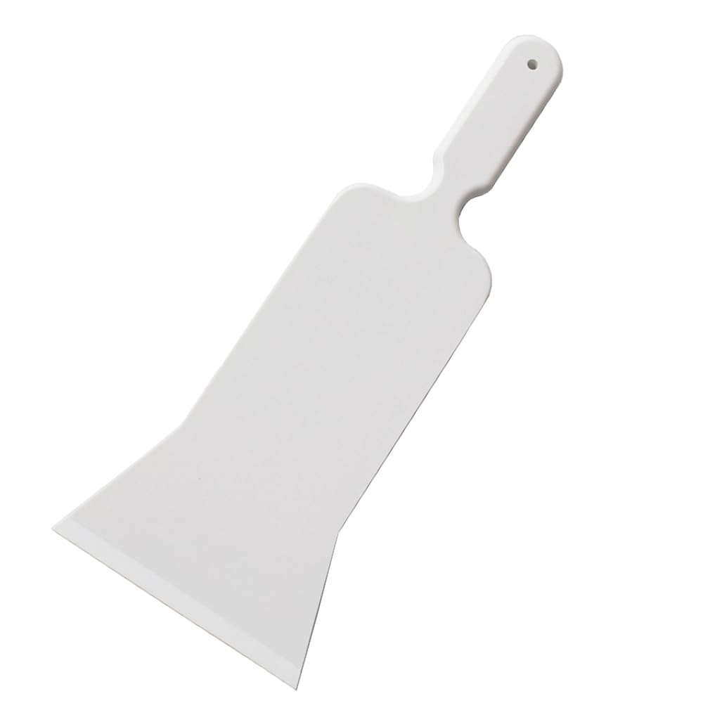 Long Handle Auto Bulldozer Squeegee for Window Tint Film Installing Car Vinyl Wraps Glass Cleaning Tinting (Flat Edge)