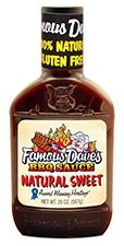 Famous Dave's BBQ Sauce & Seasoning Bundle (Pack of 6) (4) 19 oz Bottles of BBQ Sauce: Rich & Sassy, Natural Sweet, Sweet & Zesty, Devil's Spit + 2