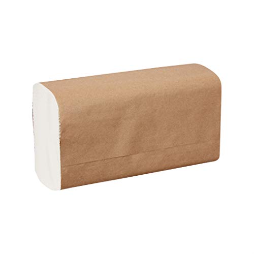 AmazonCommercial 2-Ply White XL Multifold Paper Towels, Absorbent, Compatible with Universal Dispensers, FSC Certified, 115 Sheets per Pack (16 Packs)