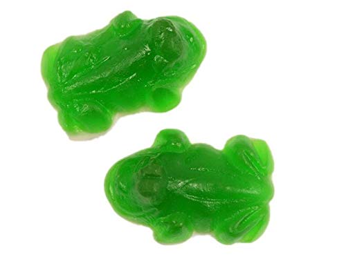 Dulcefina chocolate and Sweets, Green Frogs Gummy (2.200 Lbs)