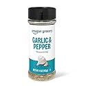 Amazon Grocery, Garlic & Pepper Seasoning, 4 Oz (Previously Happy Belly, Packaging May Vary)