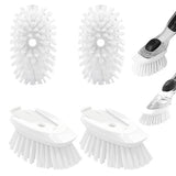 Dish Brush Refill, 4 Pack Dish Brush Replacement Head for OXO Dish Brush, Brush Dispenser Refill Fits Soap Dispensing Handle