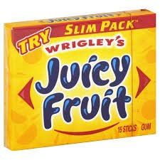 Juicy Fruit Gum Slim Pack (Pack of 4)4