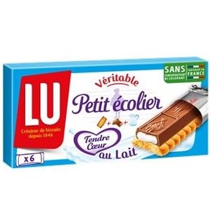 Petit Ecolier Veritable Tendre Lait 120g (Petit Ecolier Milk Chocolate "Tendre Lait" 120g)