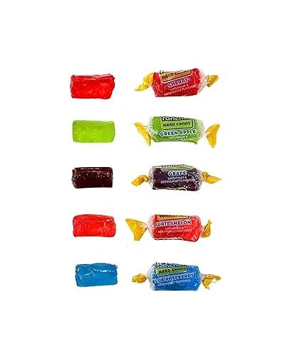 Assorted Flavored Jolly Hard Candy Bulk- Assorted Flavors- Rancher Candy Variety Mix- Individually Wrapped for Freshness (1 Pound)