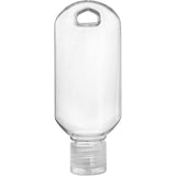 3Pcs Transparent Portable Mini Ketchup Containers - Refillable Travel Size Hot Sauce Keychain, 2oz/50ml Bottles