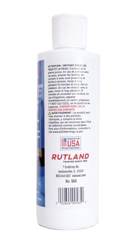 Rutland White Off, Gas Fireplace Glass Cleaner Cream, 8 Fl Oz
