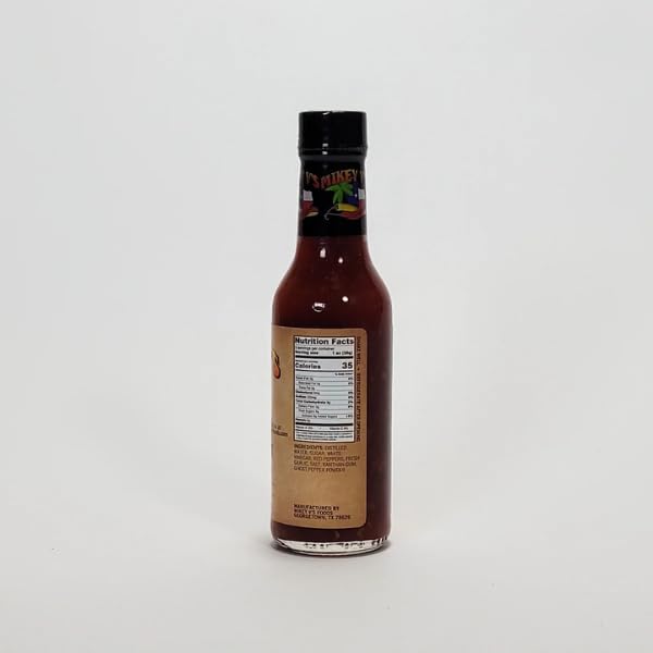 Mikey V's Sweet Ghost Pepper Chili Sauce, Gourmet & Spicy Hot Sauce - Bold Ghost Pepper Heat with Sweet Flavor, Chili Sauce for Wings, Tacos, BBQ