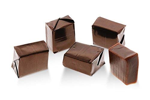 French Chocolate Butter Caramels - Bulk 108 pcs - 1 KG - 2.2 lbs - Gourmet Chocolate Caramels from Paris Caramels