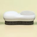 Two-Sided Laundry Stain Remover Brush, Soft Bristle for Scrubbing Out Tough Stains on Wool Cashmere Delicate Fabrics Knits Cotton Leather, Easy