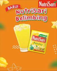 NutriSari Belimbing Star Fruit Instant Drink Powder 10-ct, 110 gram