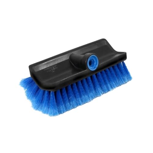 UNGER 10 in. W Soft Bristle Plastic Handle Multi-Angle Wash Brush