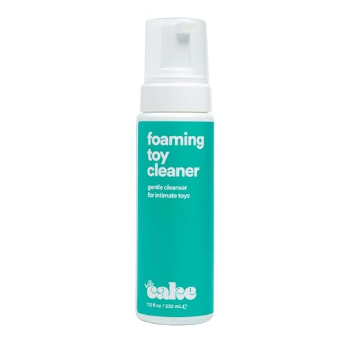 Hello Cake Toy Cleaner, Adult Toy Cleaner with Easy to Use Pump, Natural Gentle Foaming Cleanser, Extend the Life of Toys, 7.5 fl oz