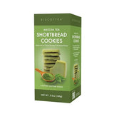 BISCOTTEA Matcha Green Tea Shortbread Cookies (8 Cookies)