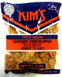 Kim's Barbecue Chicken Skins Cracklins Pack of 12